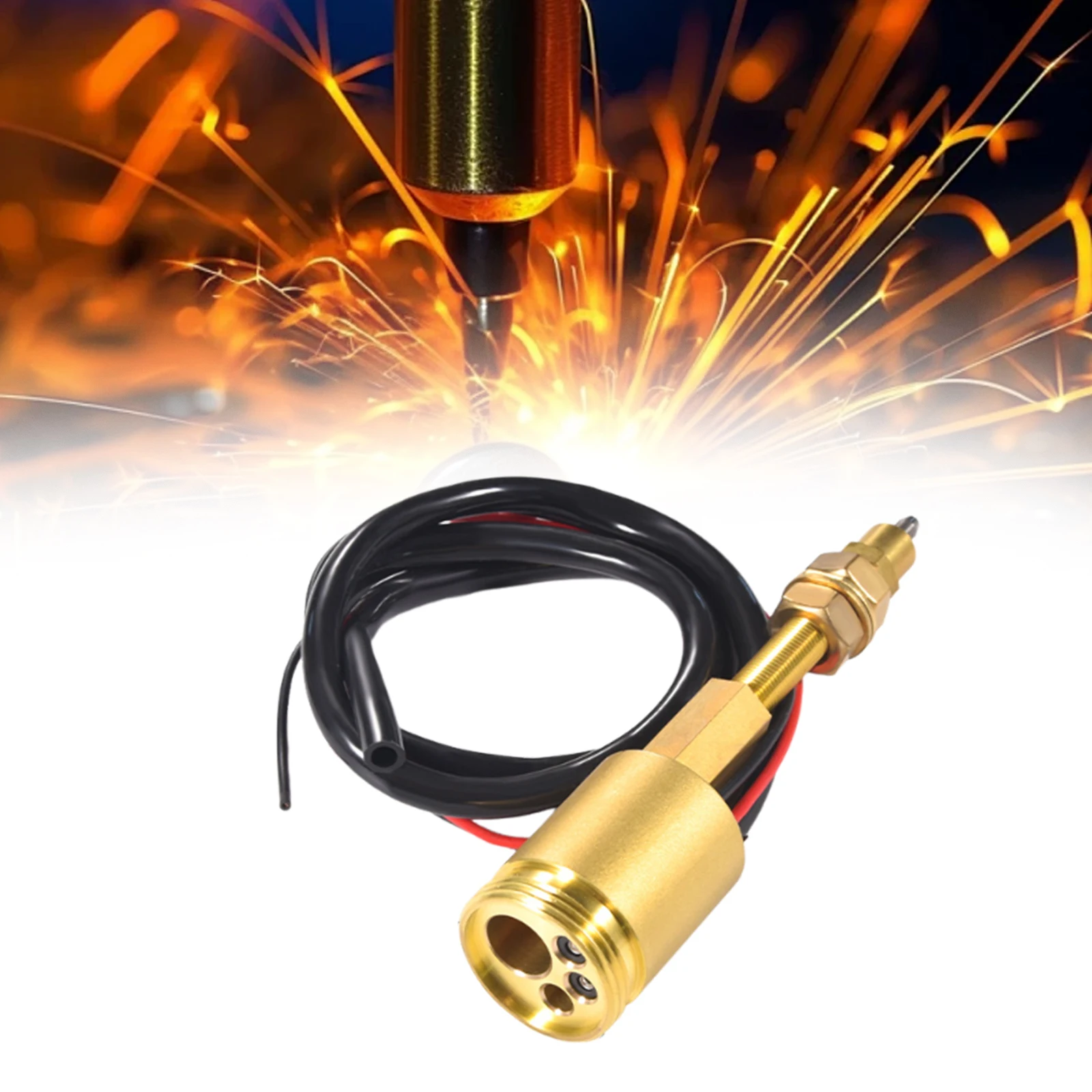 Copper Welding Panel Adapter Torch Conversion Kit Welding Panel Socket Easy to Use High Accuracy Central Connector Replacement