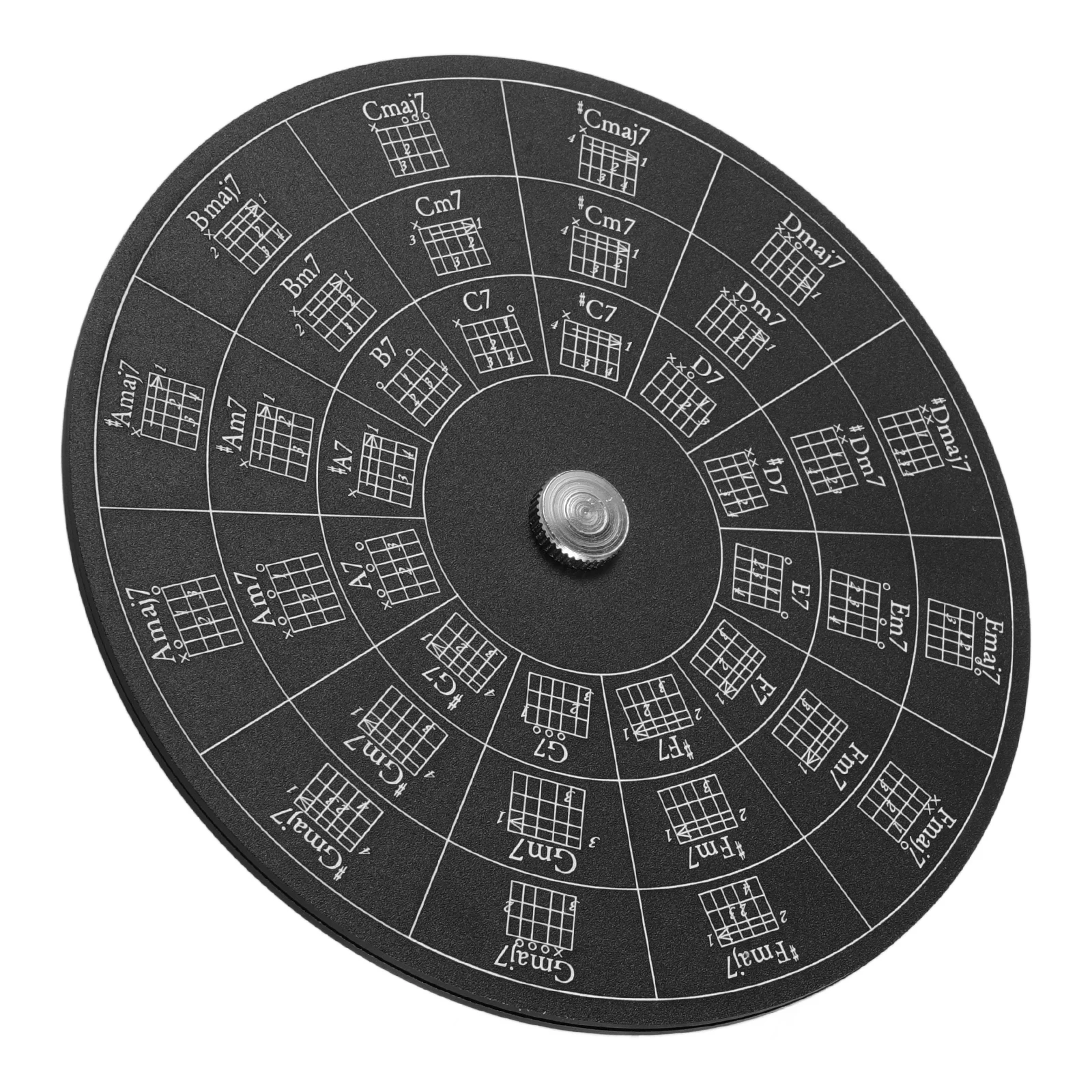 

Guitar Chord Plate Melody Metal Wheel Music Circle General Accessories Aluminum Alloy Sturdy Practice for guitar