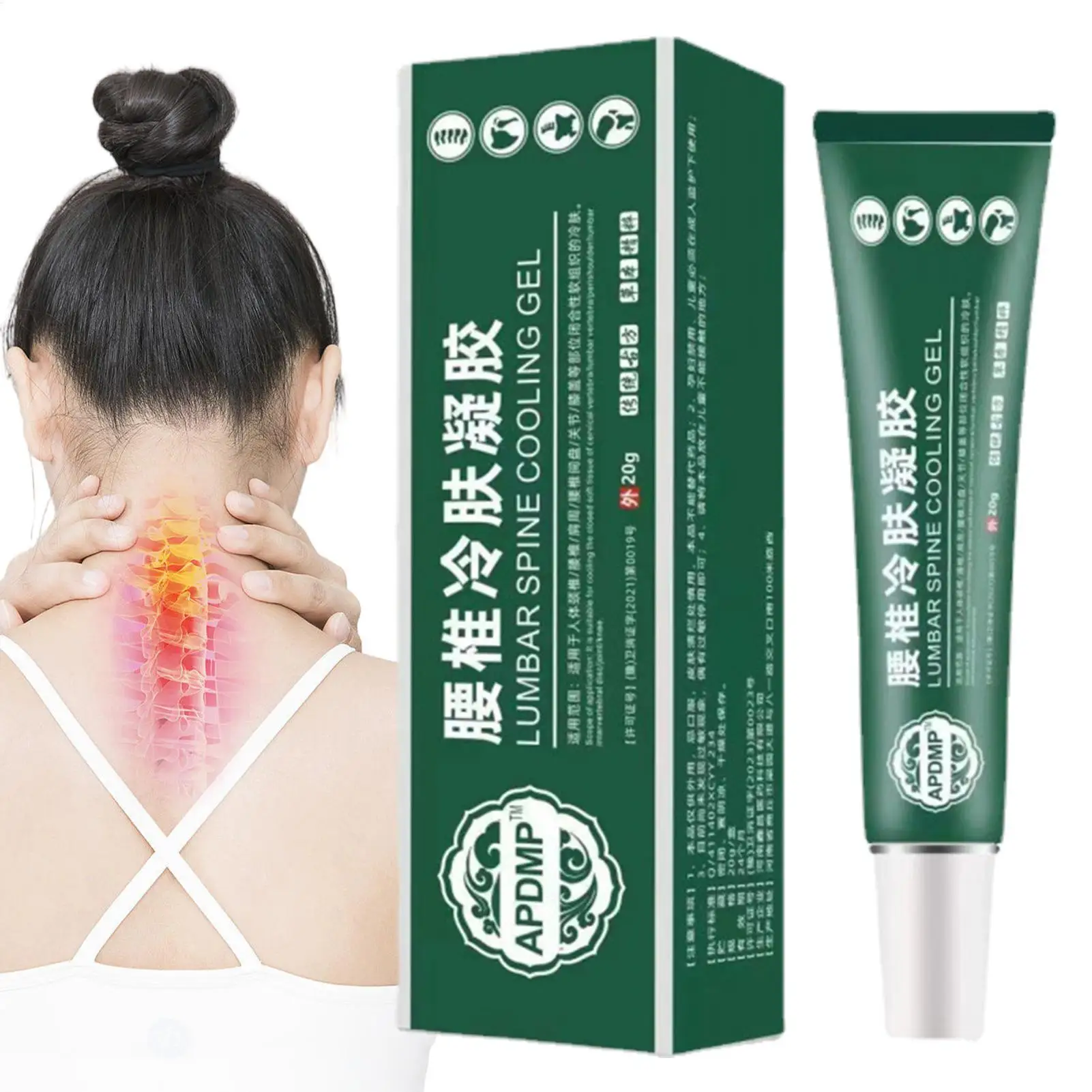 Lumbar Discomfort OintmentJoint Lumbar Spine Balm Cold Compress Gel For Cervical Spine Bruises Personal Health Care