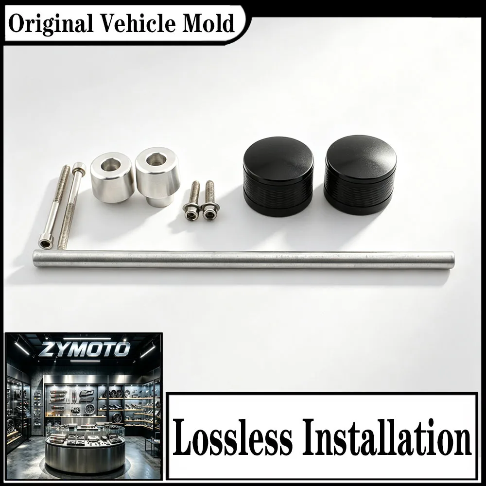 FOR Harley Softail Fat Boy Street Bob Low Rider Standard 2018-2024 Front Fork Axle Protector Ball Fall Anti-Skid Block CNC Alumi