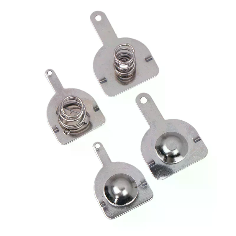 Paket Lembar Kontak Pegas Kotak Baterai; 10PCS 16*16MM 18.5*16.5MM untuk Baterai Bipolar Tunggal 18650