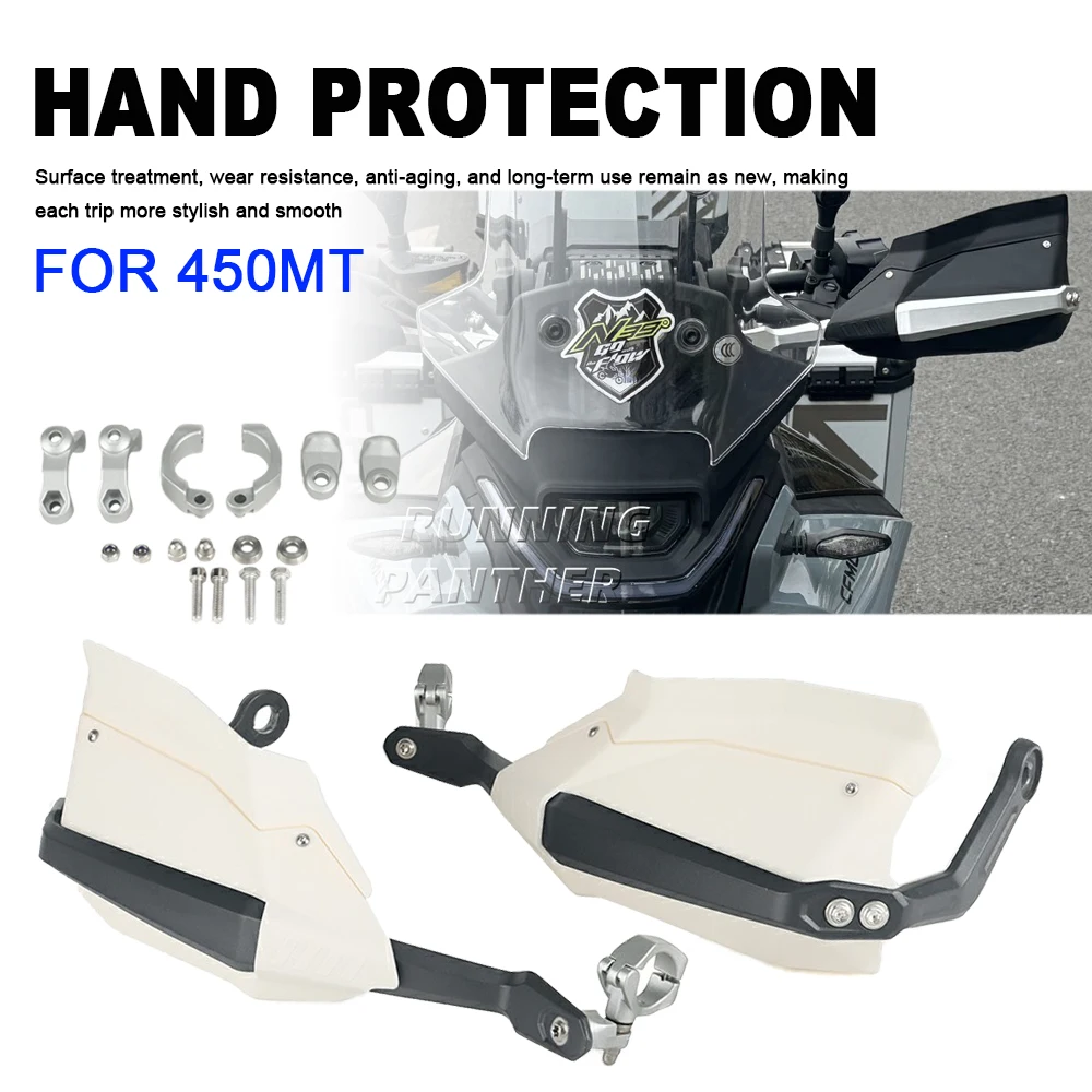 

Motorcycle Hand Guard Wind Deflector Handlebar Handguard Protector Brush Bar kit For CFMOTO 450MT 450 MT