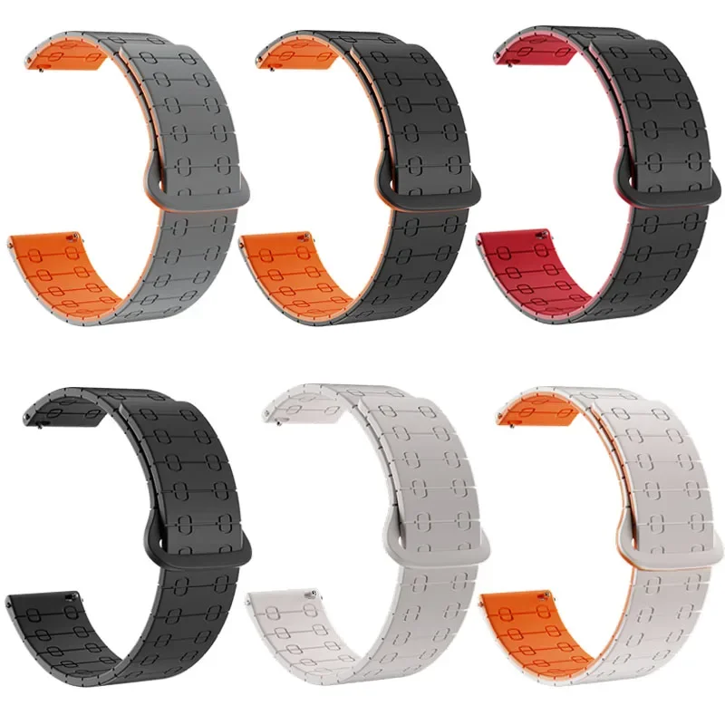 Спортивный силиконовый ремешок 22 мм для Xiaomi Watch 2 Pro, магнитный браслет для Xiaomi Watch S4 S3 S2 S1 Pro Active/Mi Watch Color 2