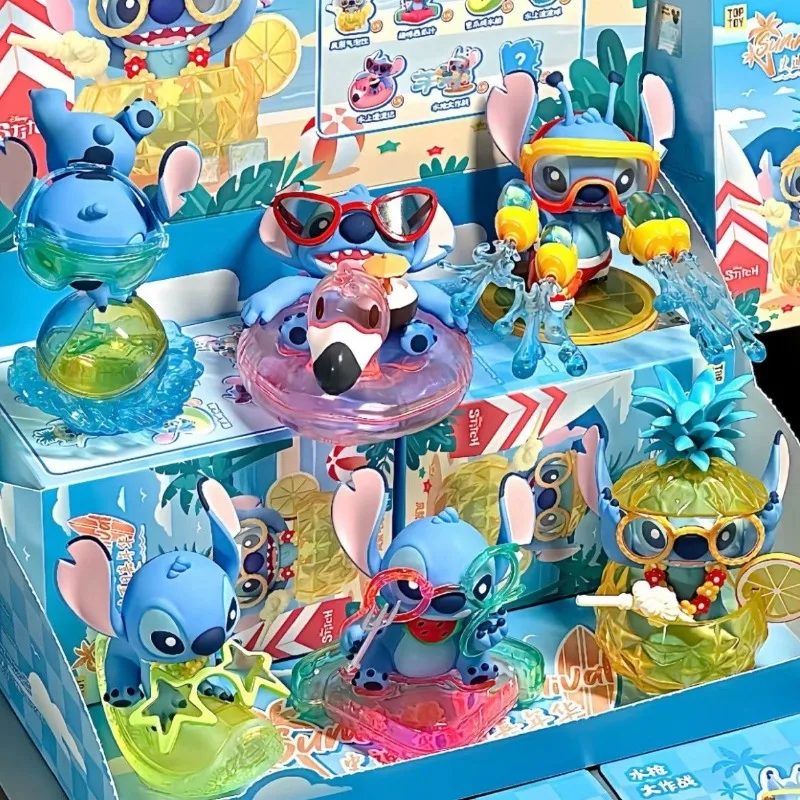 Disney-Boîte ennemi surprise de la série Stitch CAN o and Stitch, beurre mignon, décoration de bureau, ornement girly, vacances d'été, cadeau