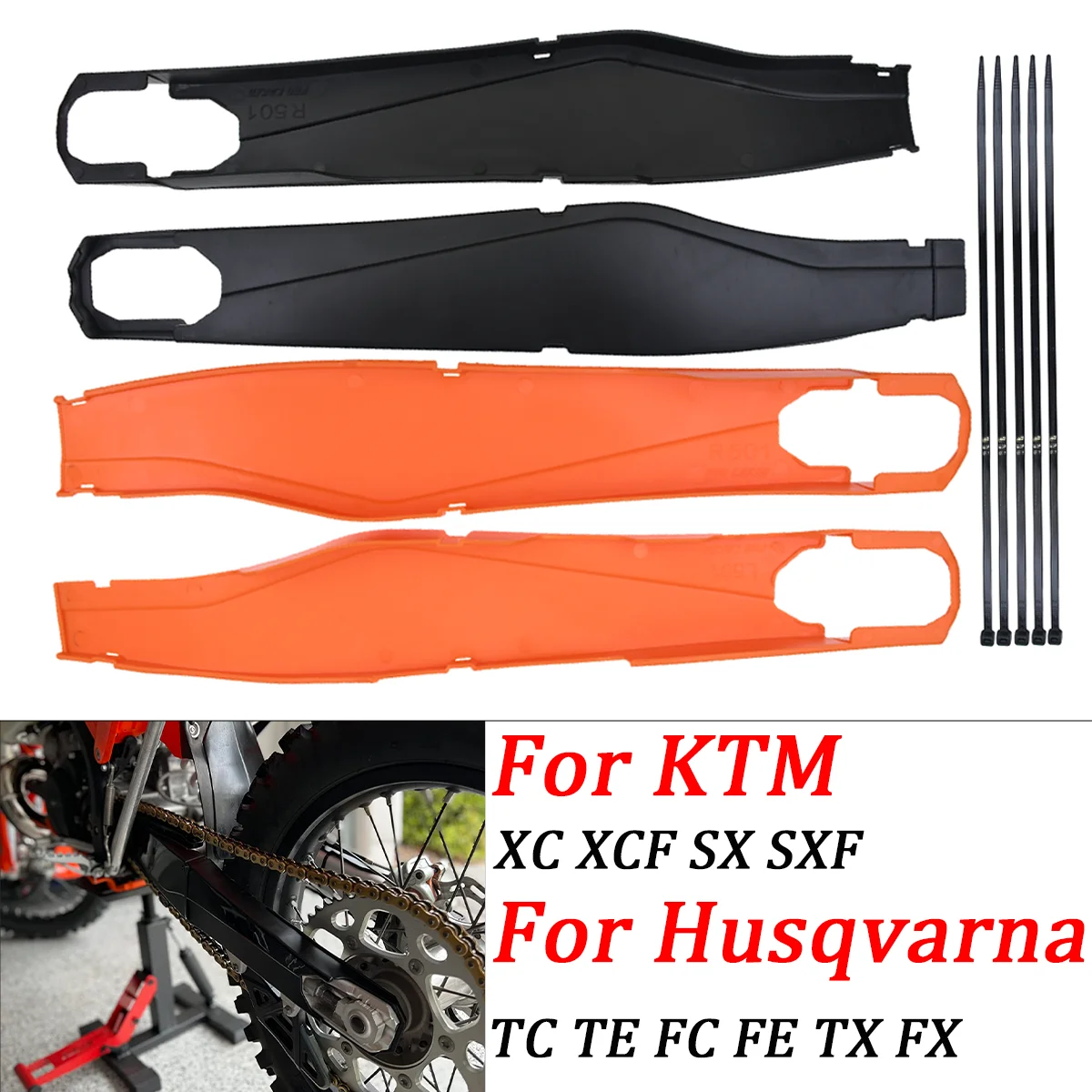 

Motorcycle Swingarm Swing Arm Protector For KTM SX SXF XC XCF Husqvarna TC TE FC FE 125 150 250 350 450 500 2013-2022 GAS GAS