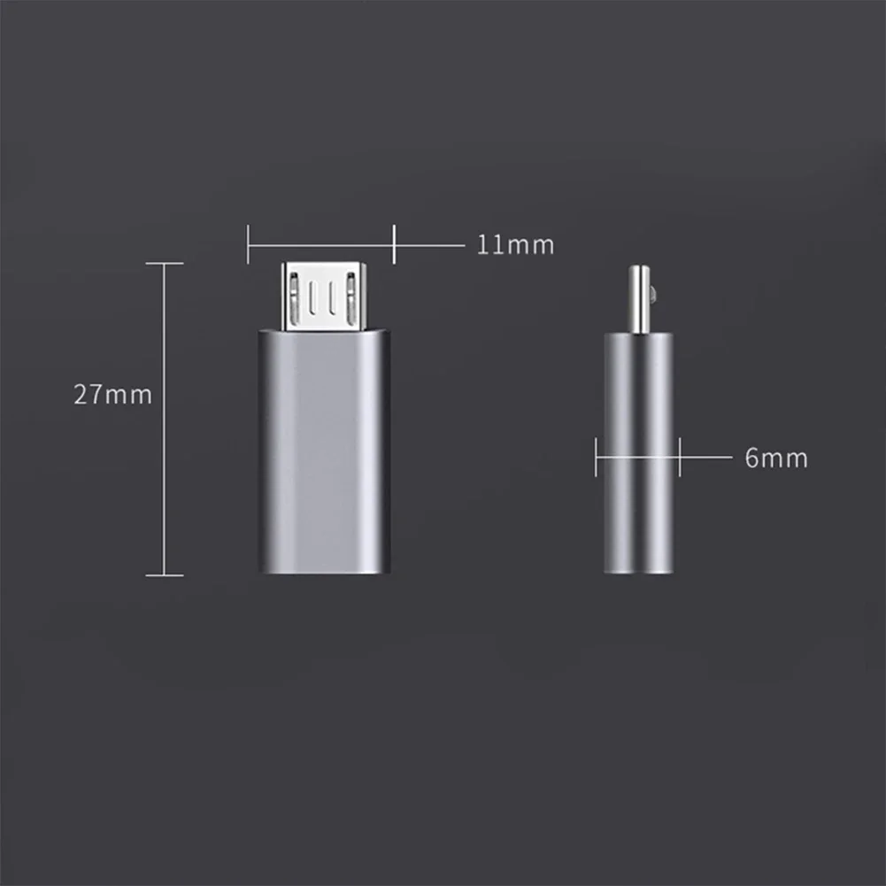 نوع C أنثى إلى مايكرو USB ذكر محول كابل شحن سريع موصل لسامسونج هواوي Xiaomi الهاتف