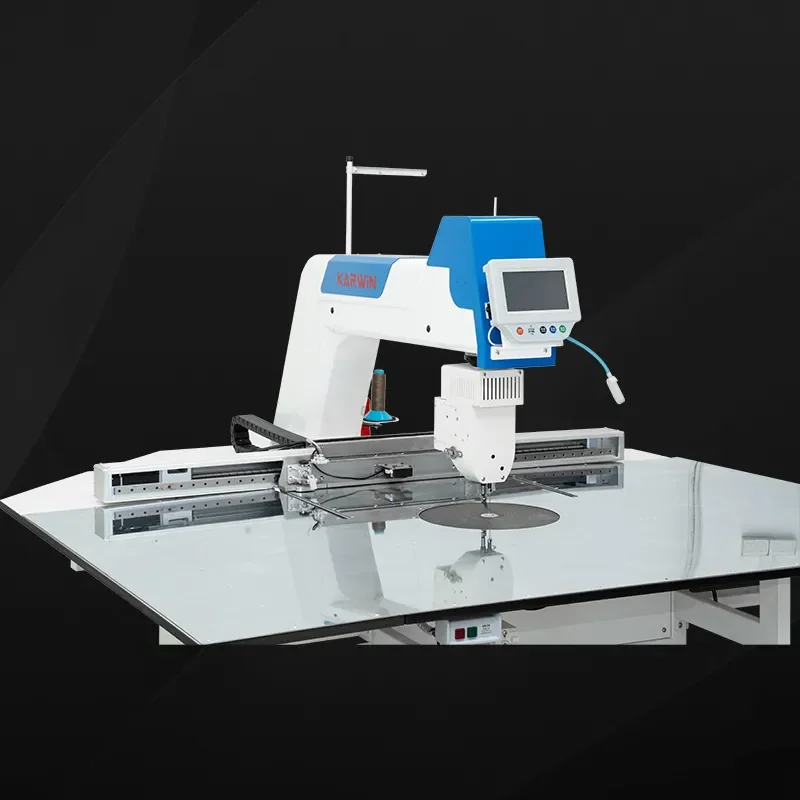 360° Rotating Head Computer Pattern Sewing Machine, Large Stroke Industrial Sewing Machine for Medium & Thick Materials
