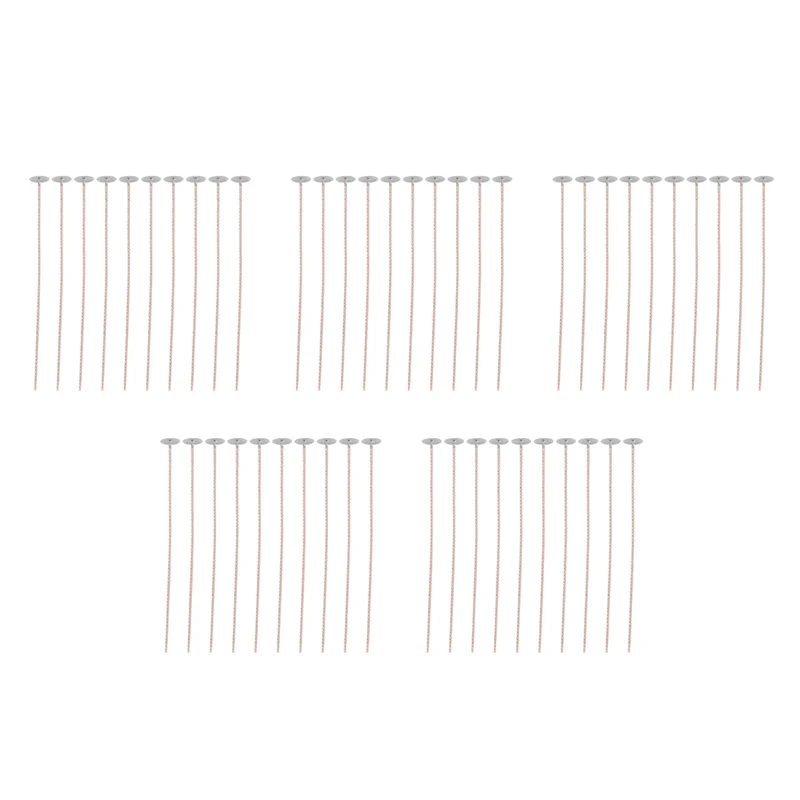 

A64K 500Pcs ECO Wicks For Soy Candles, 8 Inch Pre-Waxed Candle Wick For Candle Making,Thick Candle Wick With Base