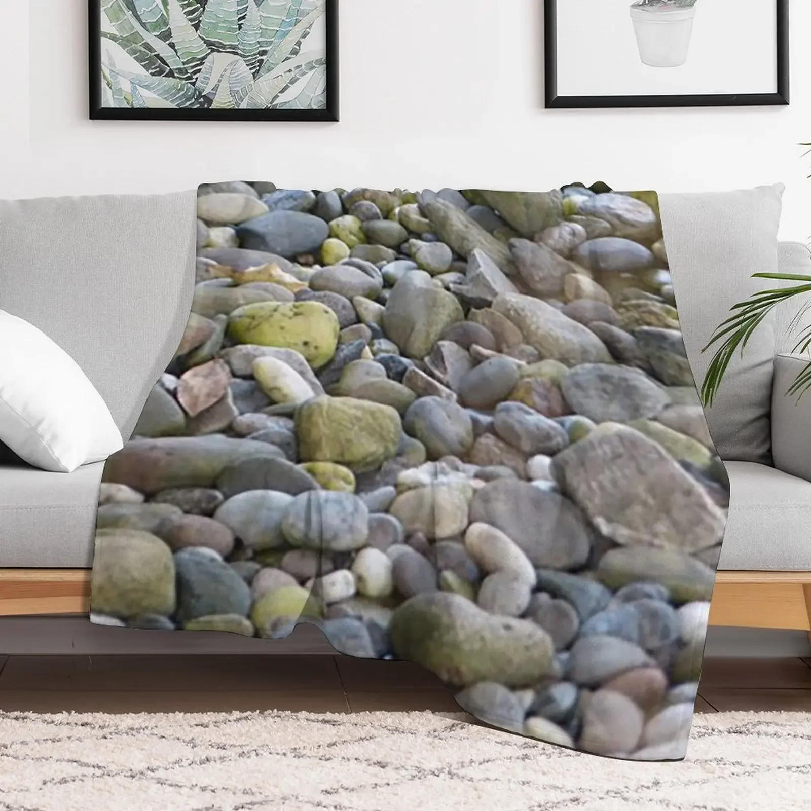 Stones, Pebbles, and Rocks Throw Blanket bed plaid manga Blankets