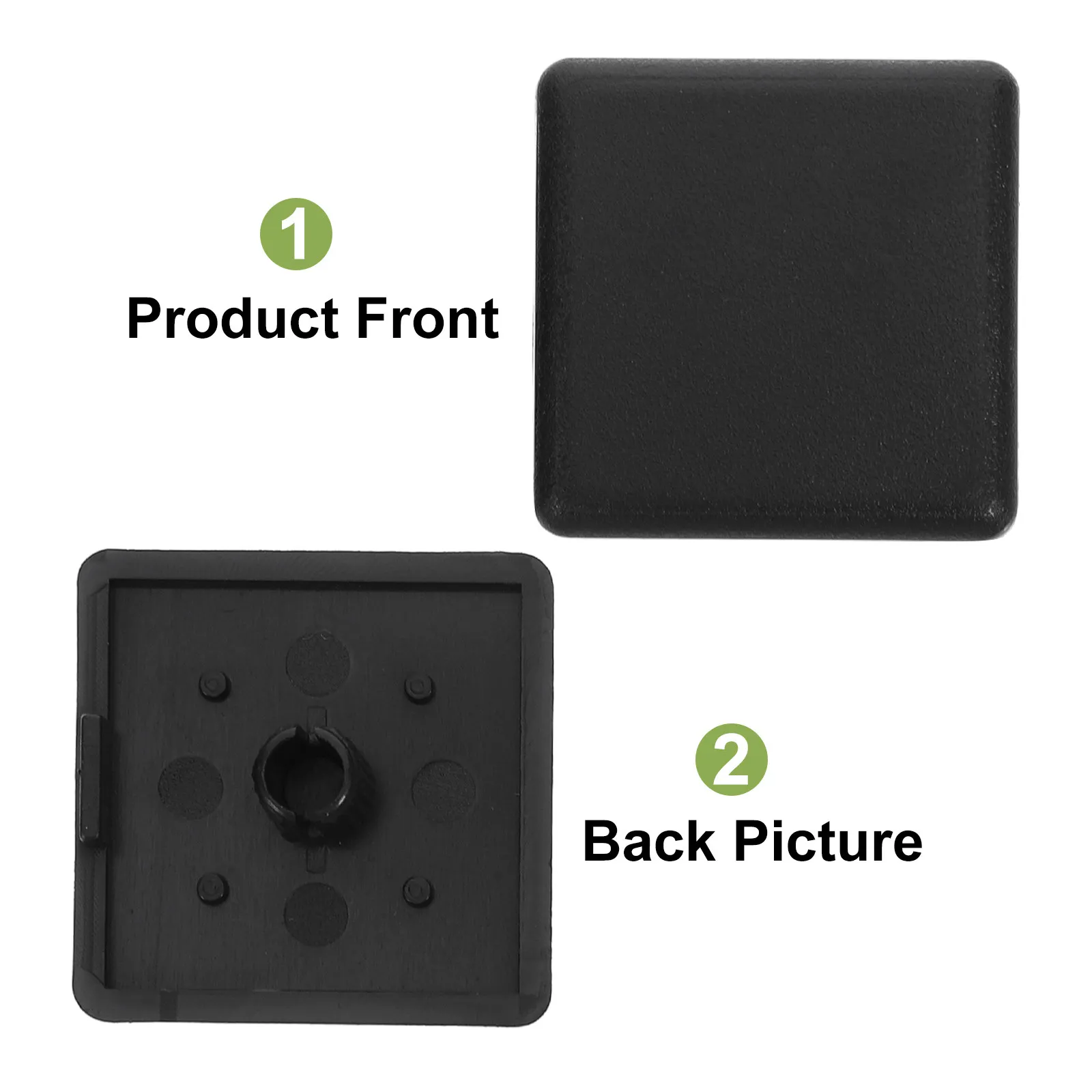 10Pcs European Aluminum Profile End Caps 30x30mm Black Plastic T-Slot Extrusion Covers for Industrial Frame Protection