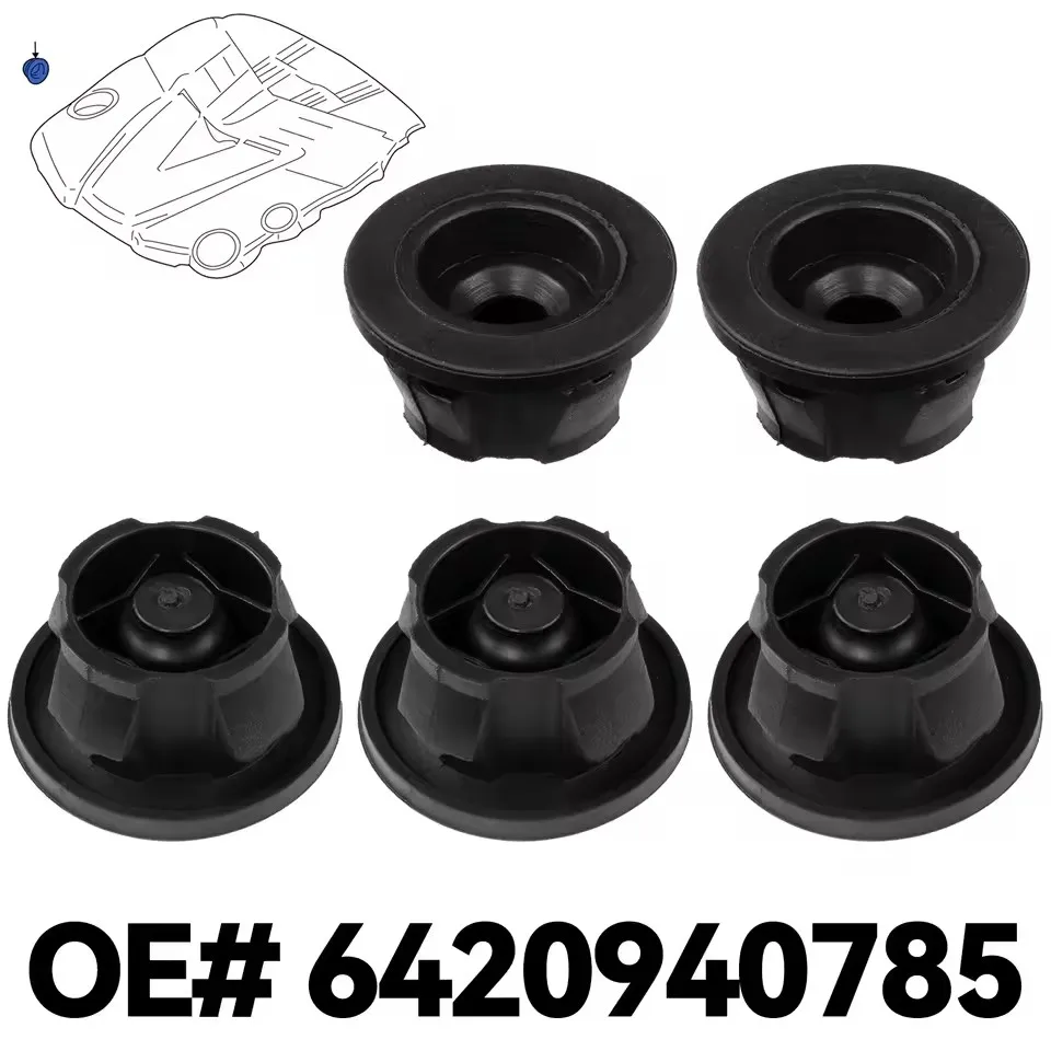 

Engine Cover Gommets Rubber 6420940785 For Mercedes Benz S204 W204 W212 X164 Viano Vito W639 Sprinter 906 2006-2020 Engine Parts