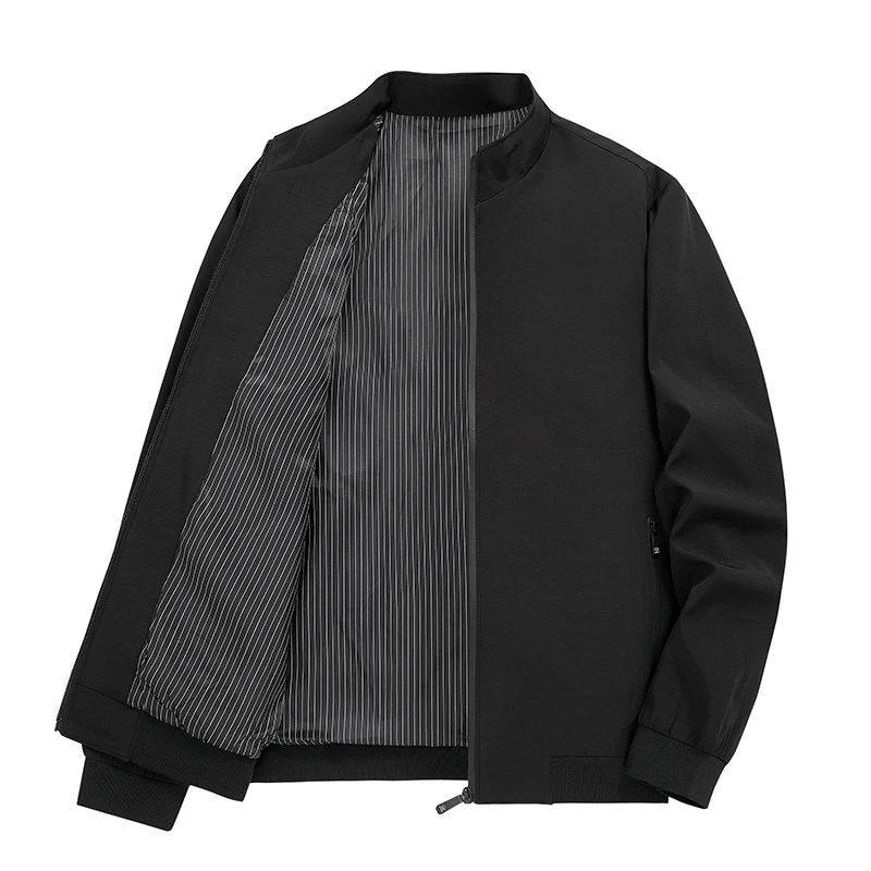 Veste d'affaires pour hommes, blazer décontracté, vêtements de travail légers, vêtements pour hommes, combinaison de documents monochromes, mode printemps et automne, nouveau, 2024