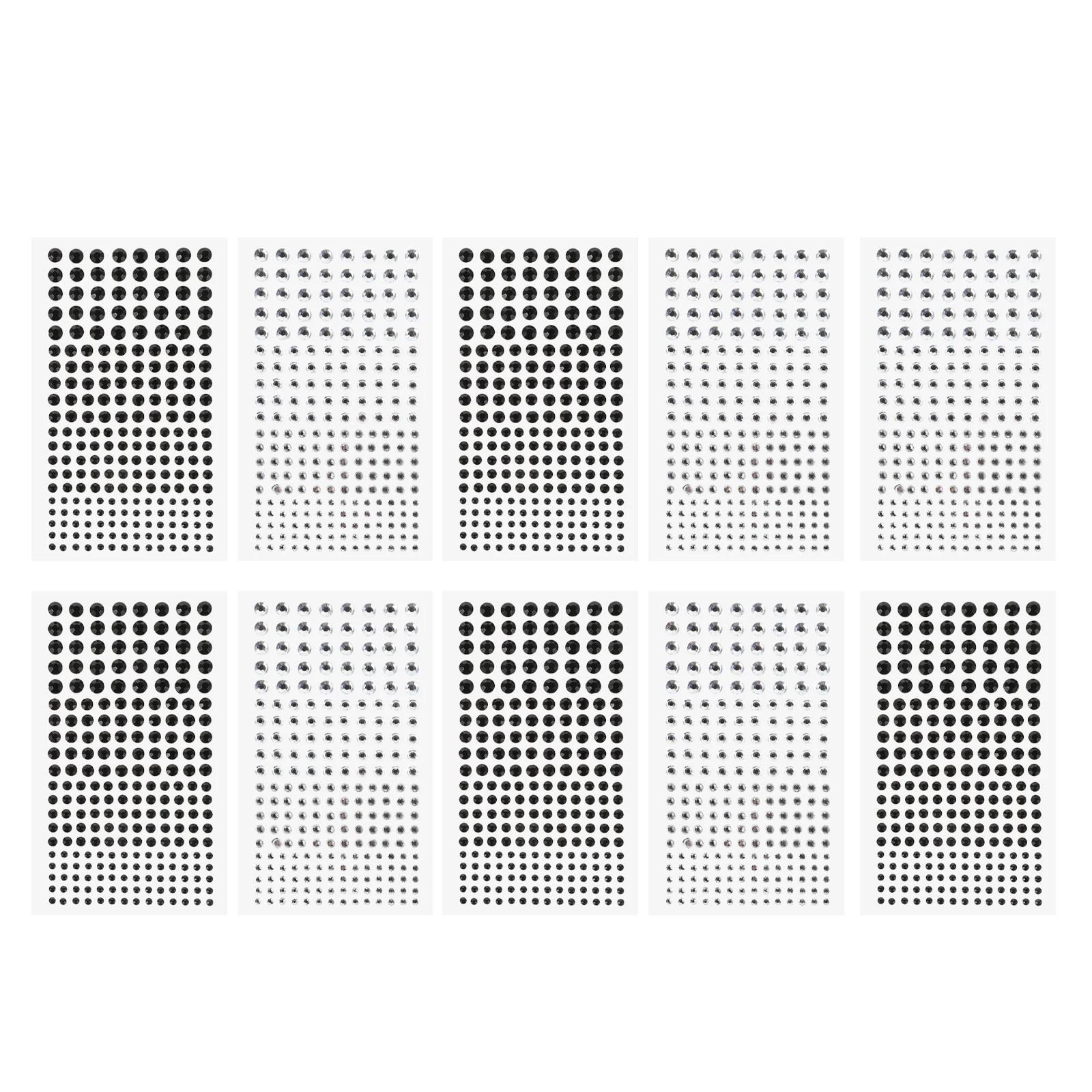 

10 Pcs Rhinestone Decoration Crystal Gems Body Bling Stickers Festival Makeup Acrylic Self Adhesive Gemstones For Parties