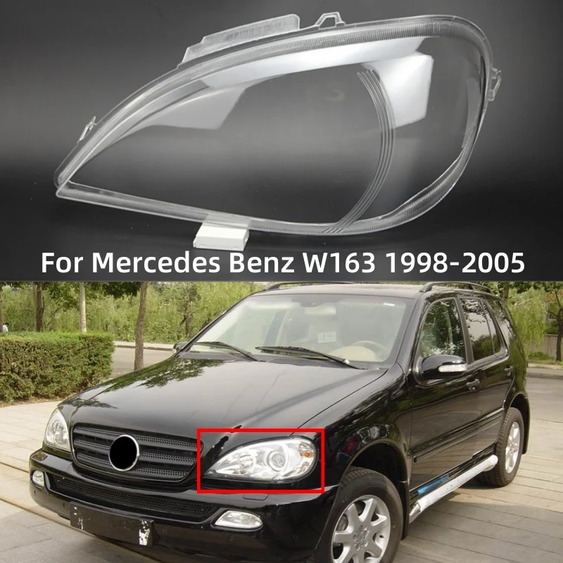 

Для Mercedes Benz W163 1998 1999 2000 2001 2002 2003 2004 2005 ML320 ML350 ML500 автомобильные аксессуары, крышка фар