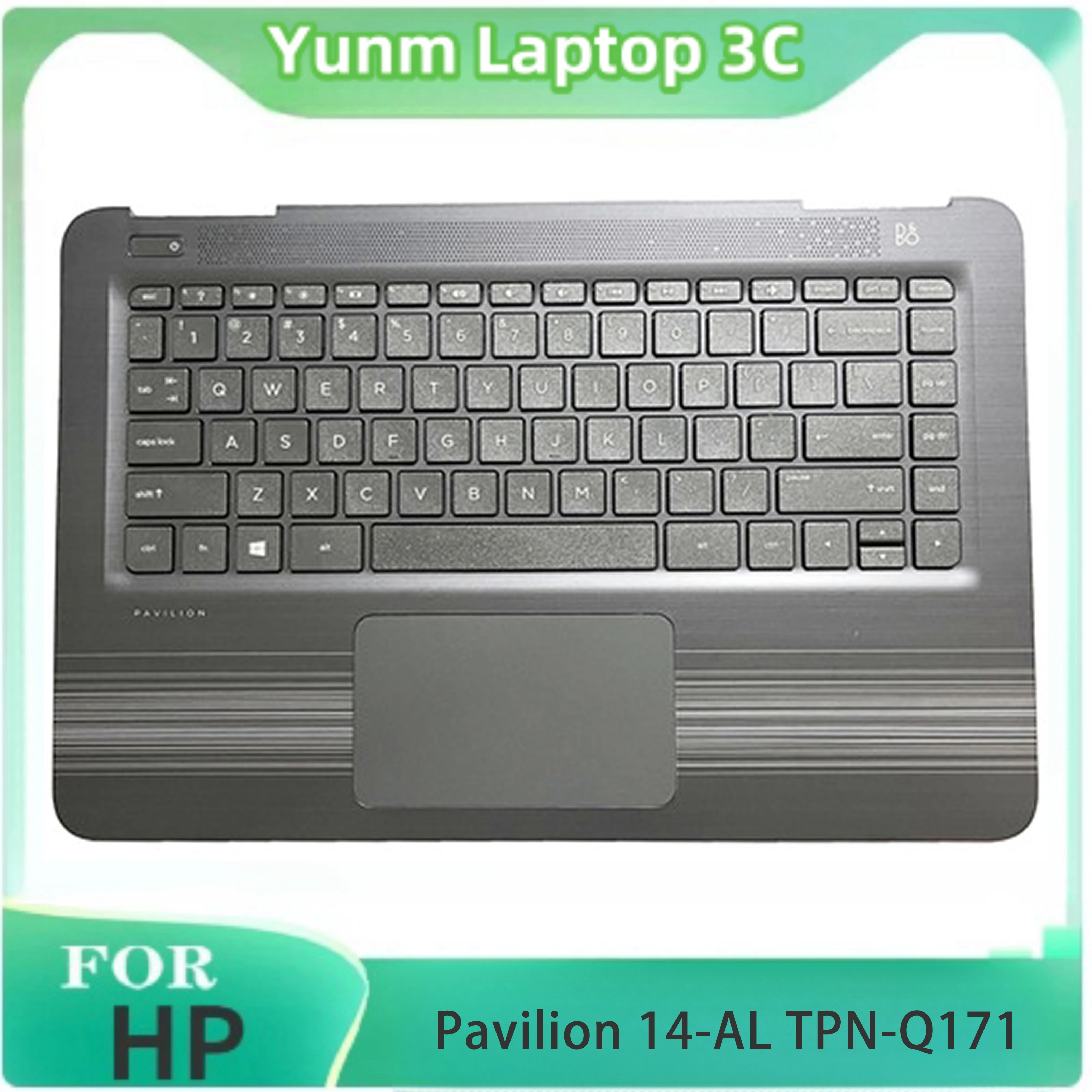 

Original New For HP Notebook Pavilion 14-AL TPN-Q171 Laptop Palmrest Case Keyboard US English Version Upper Cover