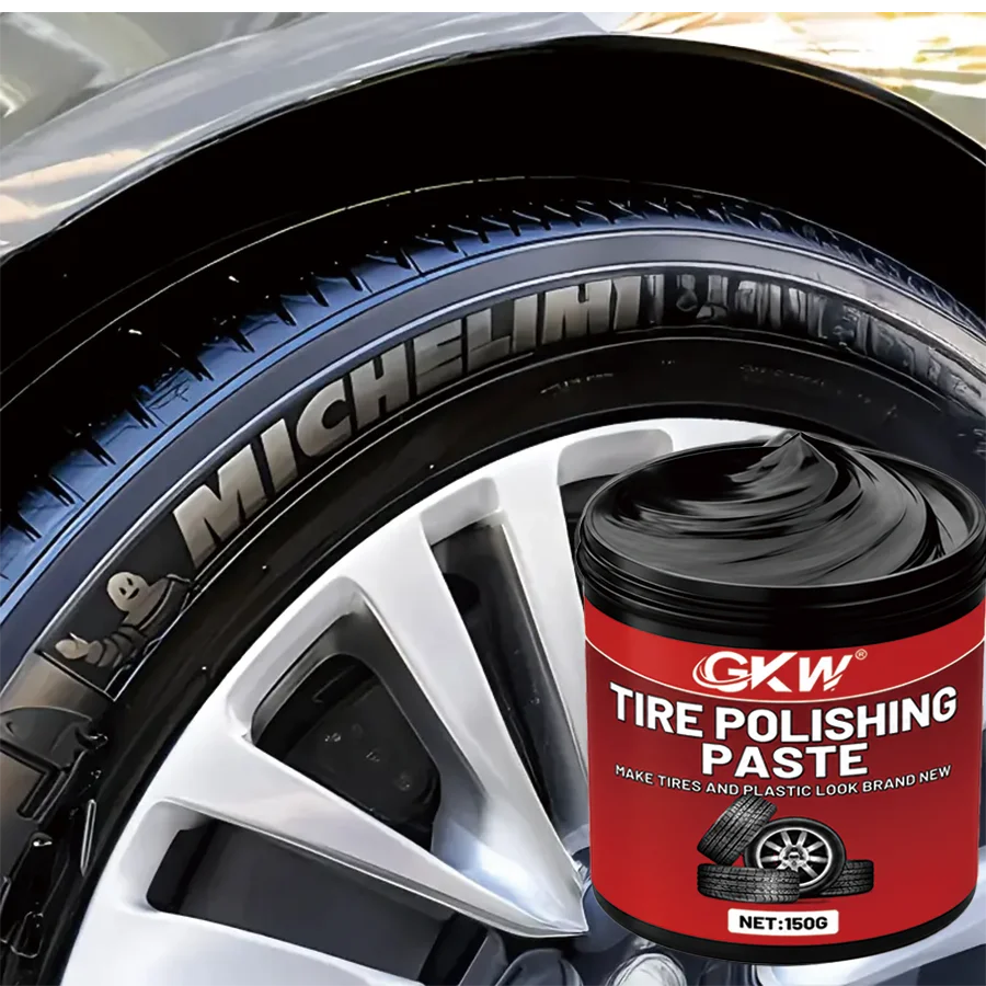 Specialized Rubber Tire Coloring and Waterproofing Paste, Long-Lasting Color Lock, Resistant to Abrasion, Anti-Cracking, Dust-Proof, Anti-Oxidation, Tire Refurbishment and Brightening Care Paste