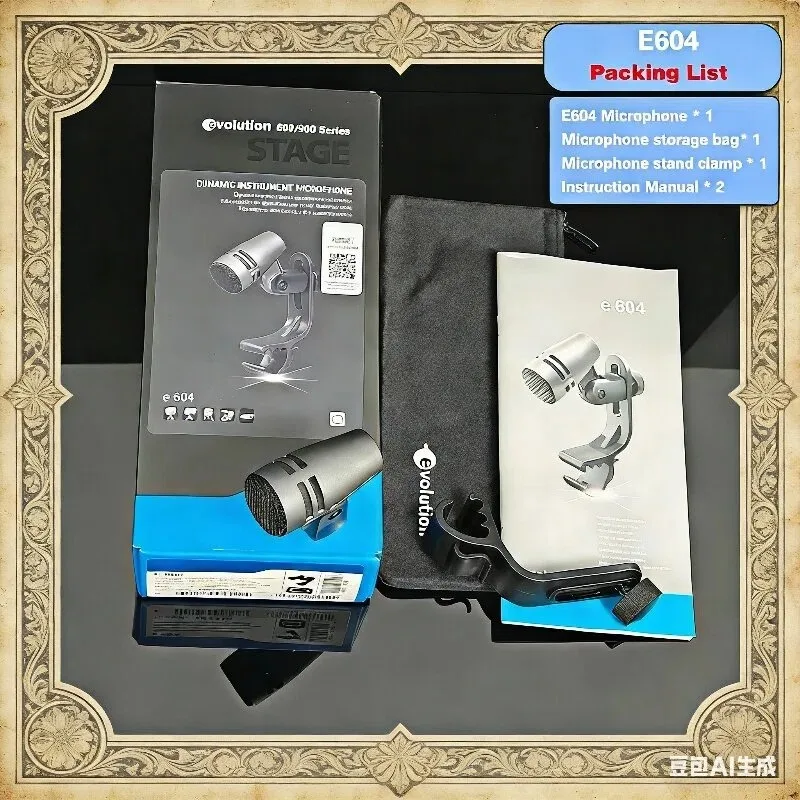 

Высококачественный компактный динамический микрофон серии Evolution 600 E604 для ударных инструментов, малых барабанов и различных перкуссионных инструментов.