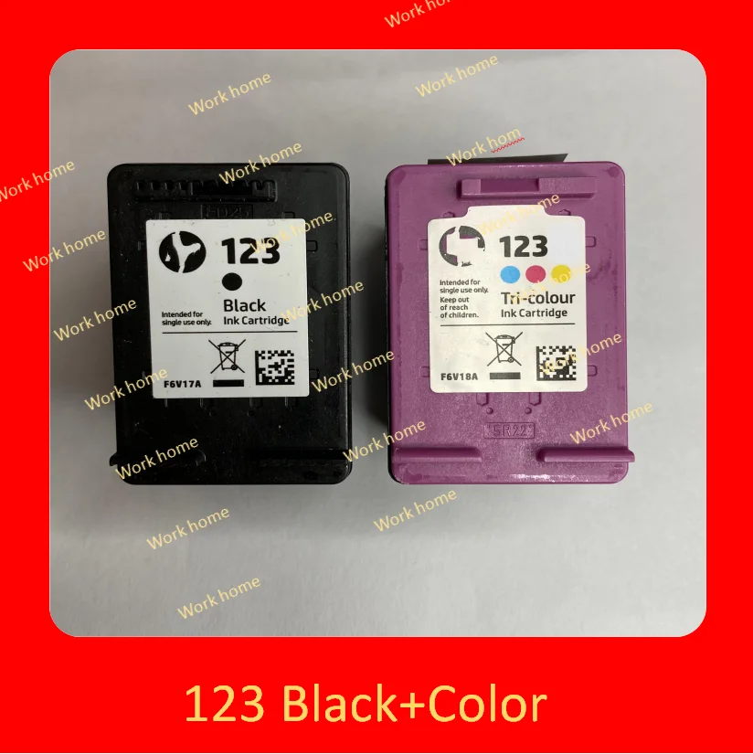 For HP 123 123XL Cartridge for Deskjet 2620 2630 2130 3639 2132 2133 2134 3630 3632 3637