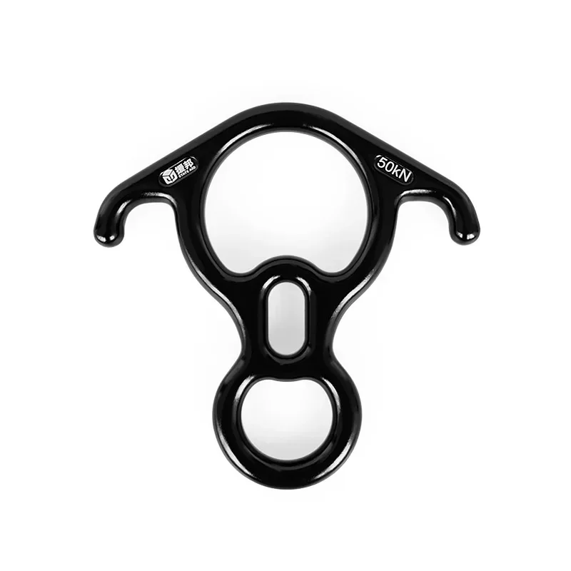 

2024 Factory Price CE Certified Outdoor Figure 8 Aluminum Alloy Descender for Rappelling Belaying Mountaineering