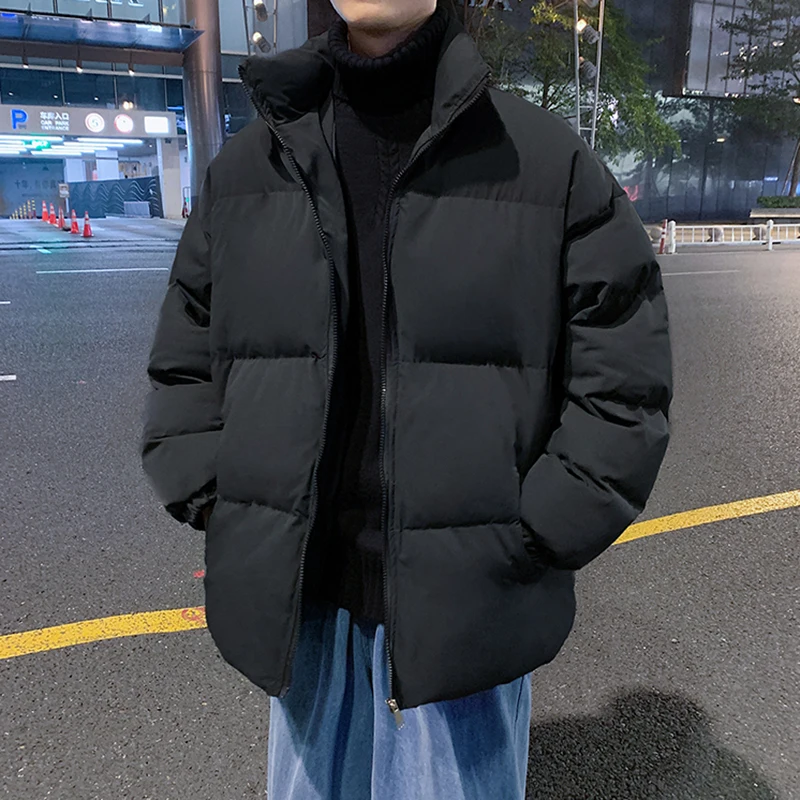 Harajuku Winter Men Warm Parkas Jacket Thicken Coat Casual Loose Fashion Woman Streetwear Hip Hop Oversized Puffer Outerwear 5XL