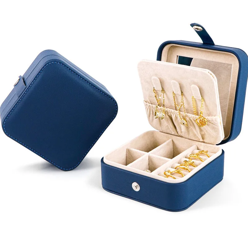 

Mini Portable Jewelry Small Household High-End Ring Storage Box With A Sense Of Sophistication