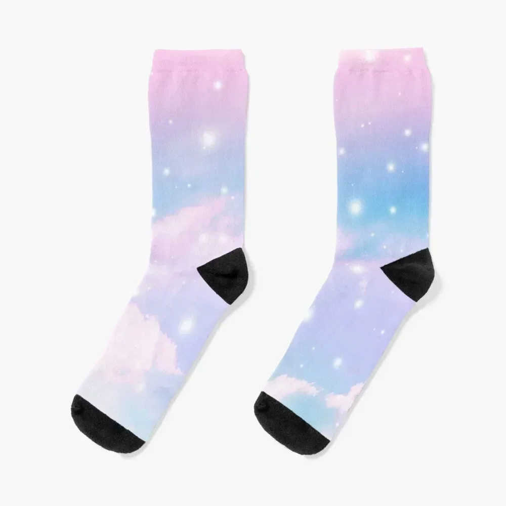 Pastel Cosmos Dream #4 #decor #art Socks designer brand Novelties short loose Mens Socks Women's