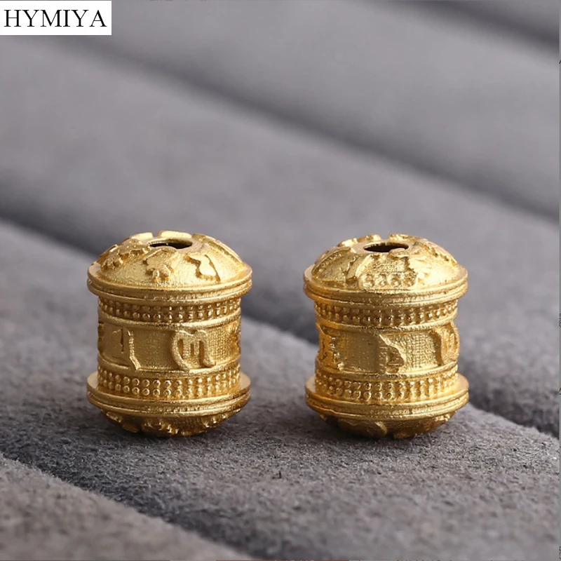 

100% серебро 925, тибетские бусины с шестью словами, буддийские бусины OM Mani Padme Hum, фурнитура для ювелирных изделий