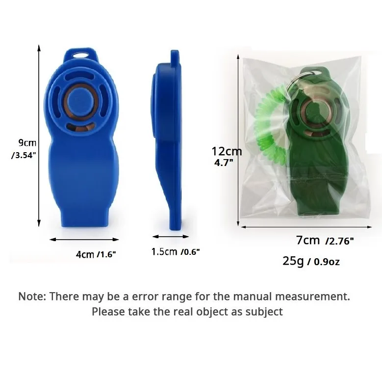 جهاز النقر والصفارة لتدريب الحيوانات الأليفة 2 في 1 مع سوار معصم ملون #6