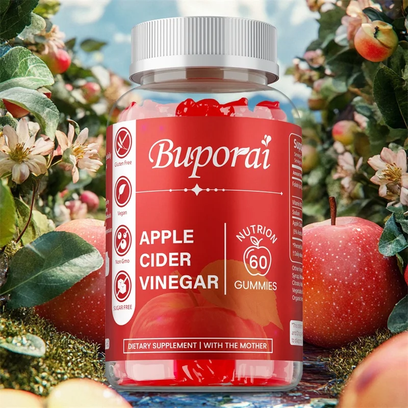 Apple Cider Vinegar Gummies - Supports Cellular Energy Production, Suppress Appetite, Promotes Immune and Digestive Health