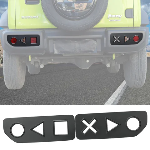 Защитная Накладка На Задний Противотуманный Фонарь Для Suzuki Jimny JB64 JB74 2019-2025, Черная, Из АБС-пластика