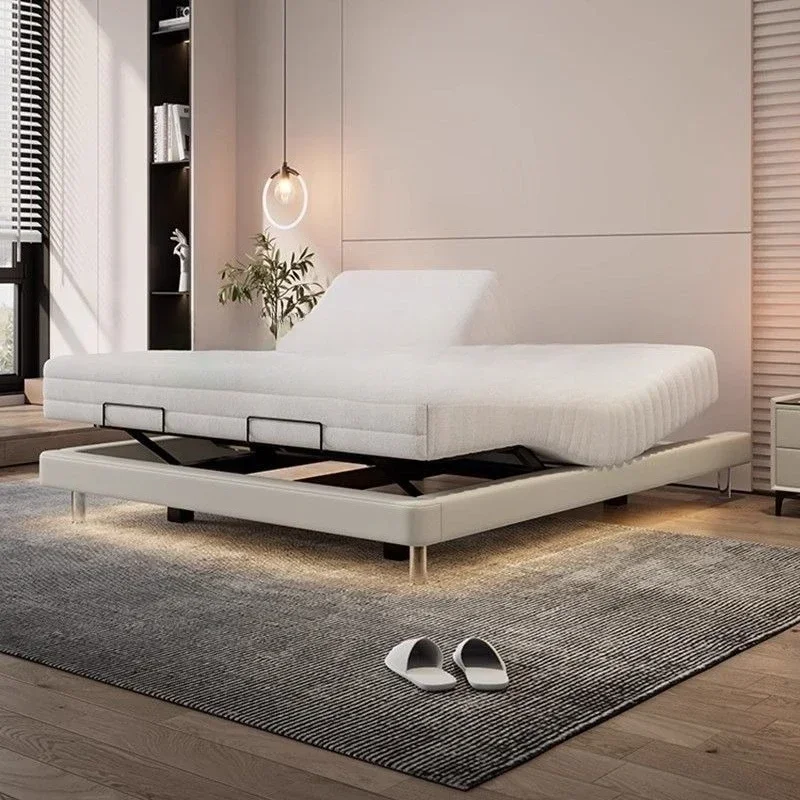 Electric bed Intelligent lifting multi-function bed No bedside Zero gravity split suspension