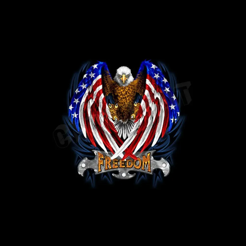 

2 Pieces Freedom Bald Eagle American USA Flag Car Door Led Car Decoration Accessories Welcome Projector Shadow Welcome Lights