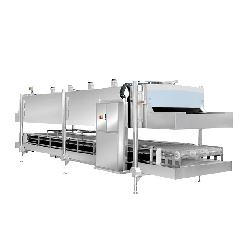 

Liquid nitrogen tunnel freezer production line Seafood food rapid freezing Tunnel liquid nitrogen freezer production line