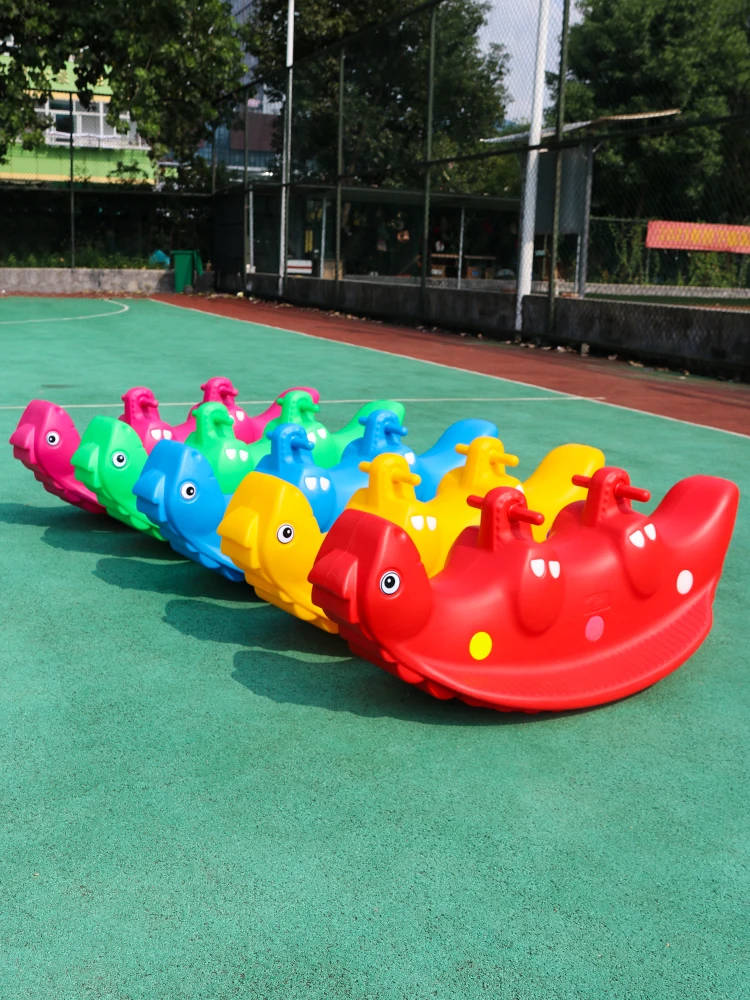 Jouet de scie transparente d'extérieur pour enfants de la maternelle, équipement d'équilibre, jeu pour bébé, ensemble de balançoire en plastique pour deux personnes pour enfants