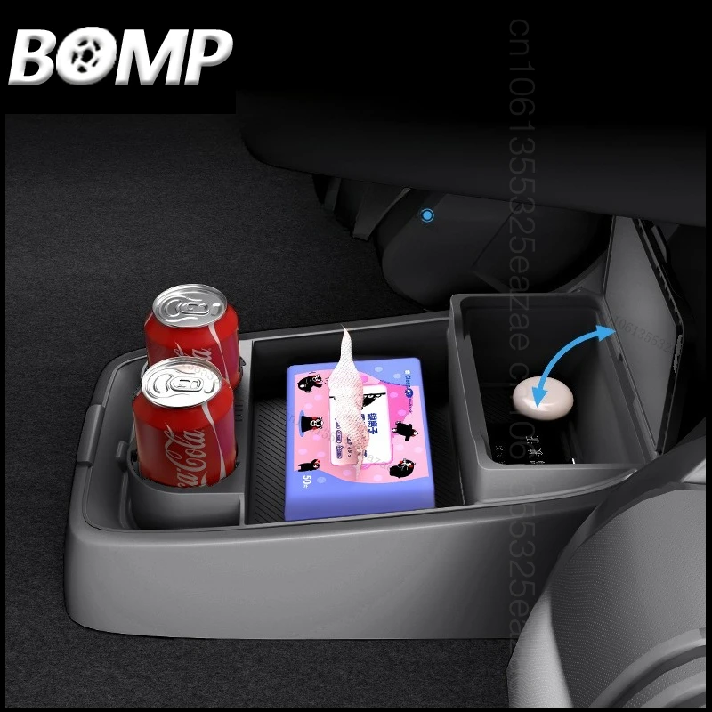 BOMP For EXLANTIX ET EXEED STERRA ET Center Console Storage Box Car Central Lower Layer Tray Silicone Organizer Accessories Tidy