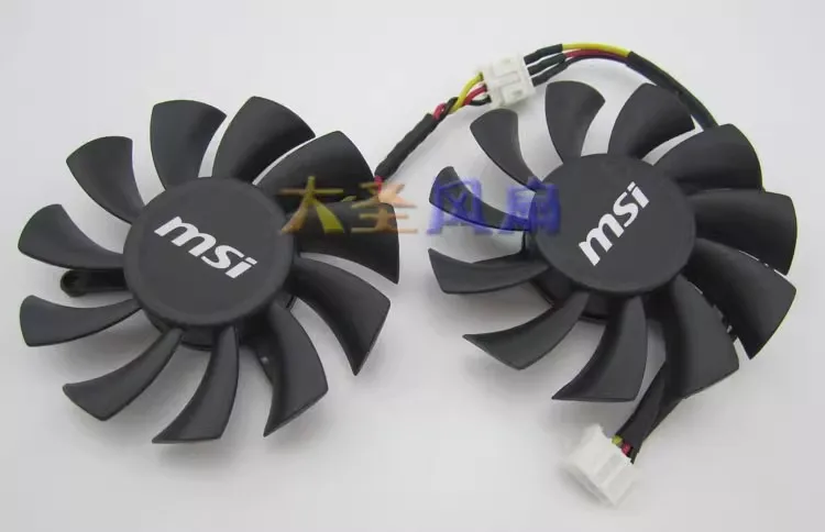 

Free shipping new suitable for MSI N440GT Blizzard V5 R6670 Blizzard V5 graphics card dual fan diameter 55mm hole spacing 39mm