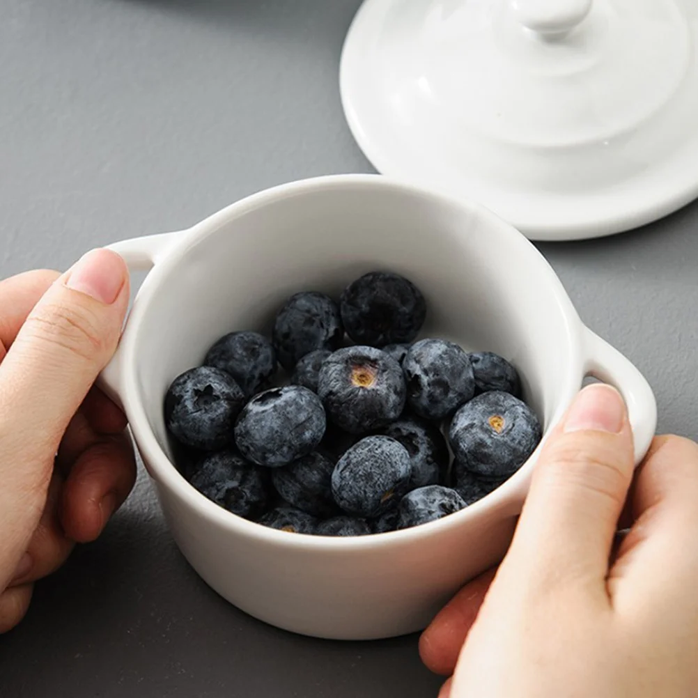 

2Pcs Convenient Steam Bowl High-Class Multi-Function Stew Bowl Home Dining Table Accessory Home Accessory