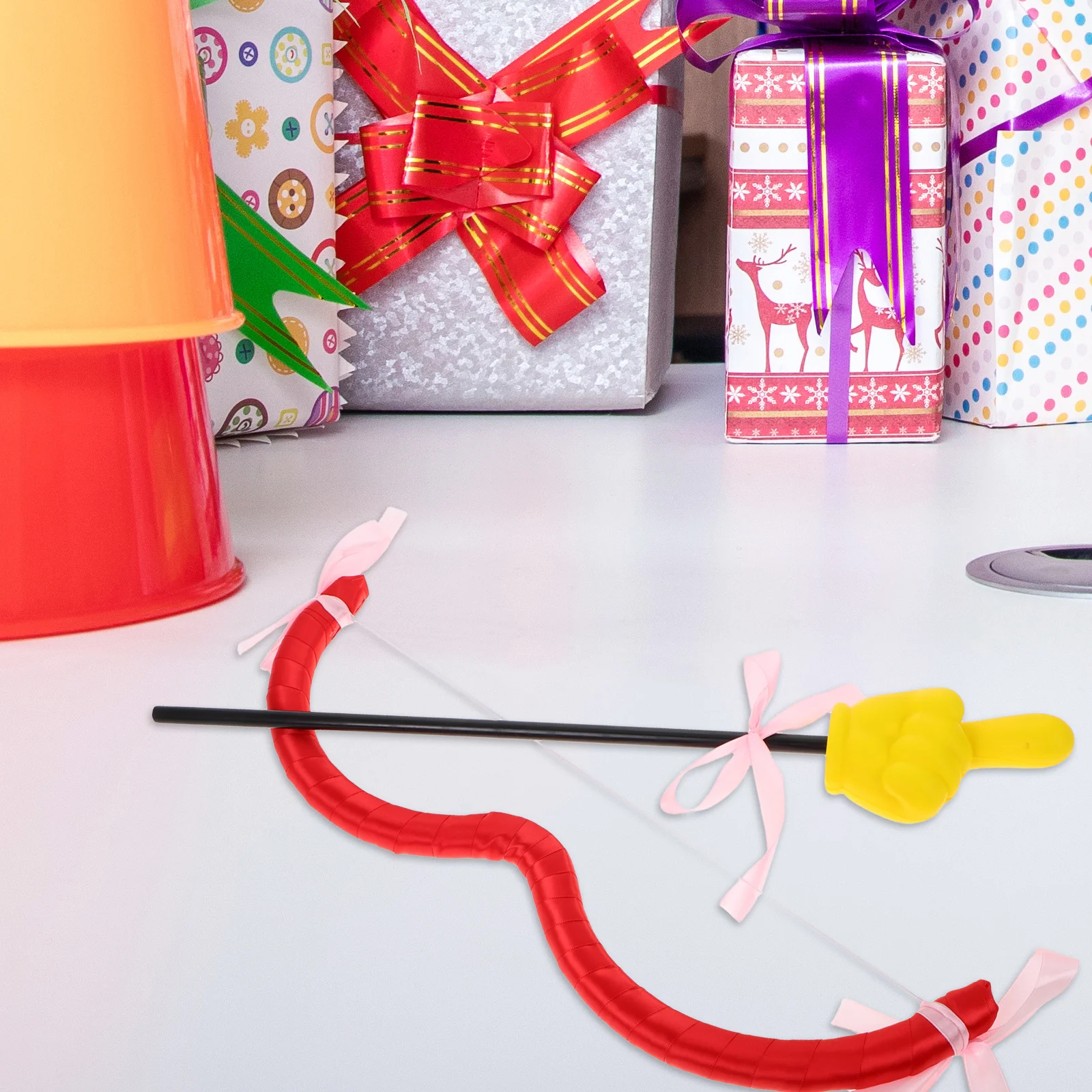 크리 에이 티브 발렌타인 큐피드 의상 세트 테마 파티를위한 내구성 화살표 활 소품 사진 액세서리 성인 어린이