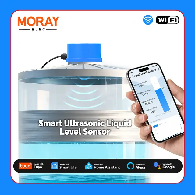 Moray ME201W Wireless Tuya Smartlife APP WiFi Ultrasonic Level