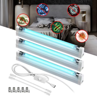 UV Sterilizer Light 8W 6W AC 220V 110V T5 UVC Lamp Tube Ultraviolet Lamps Sanitizer Disinfection Mite Removal Home Bedroom Light