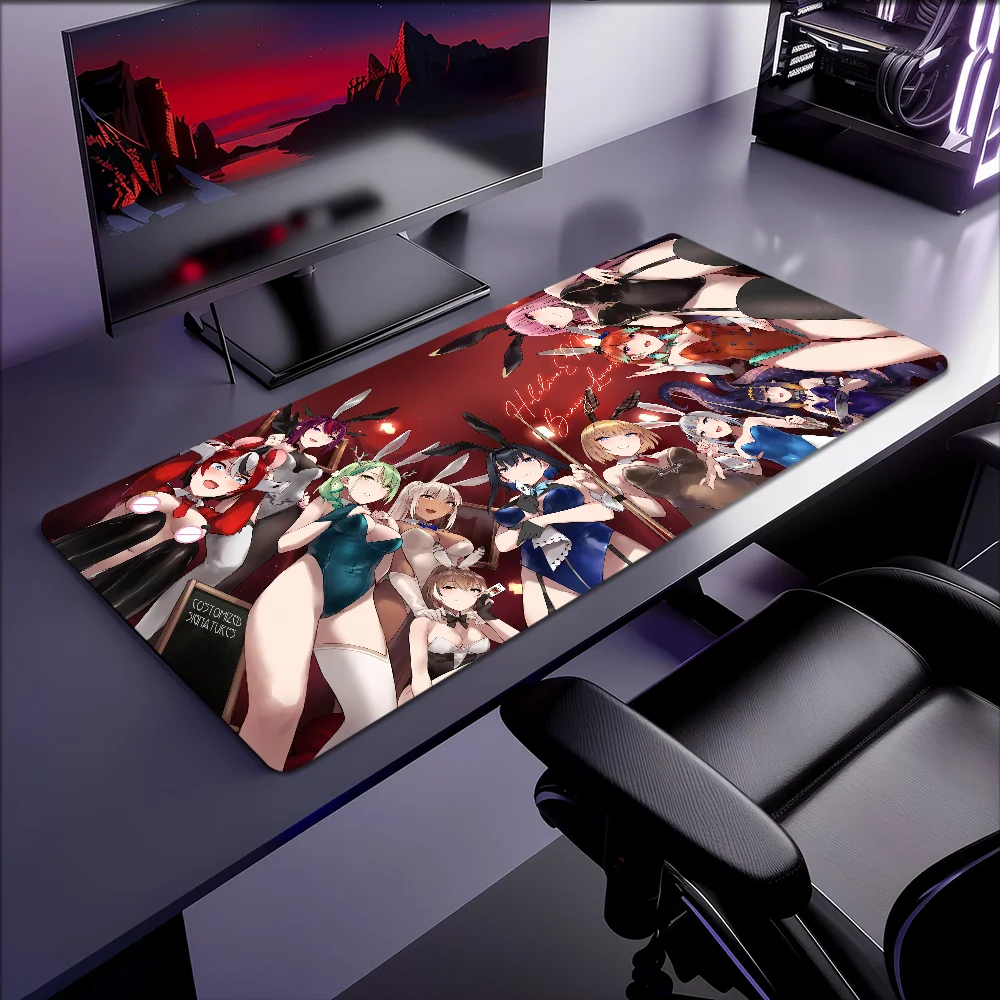 Hololive Gawr Gura Erotic Busty Mouse Pad Non-slip Thickened Large Writing Lockedge Office Student Gaming Cushion MousePad