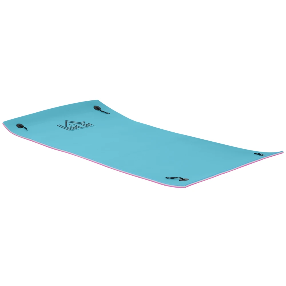 

10' x 5' Floating Mat, 3-Layer Lily Pad Swimming Pool Floating Water Mat, Thick and Durable Water Activities Mat for Lake