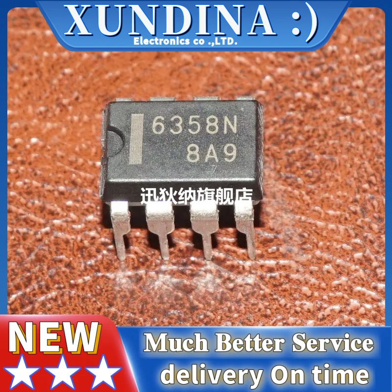 10 pçs/lote la6358n dip-8 ic novo e original