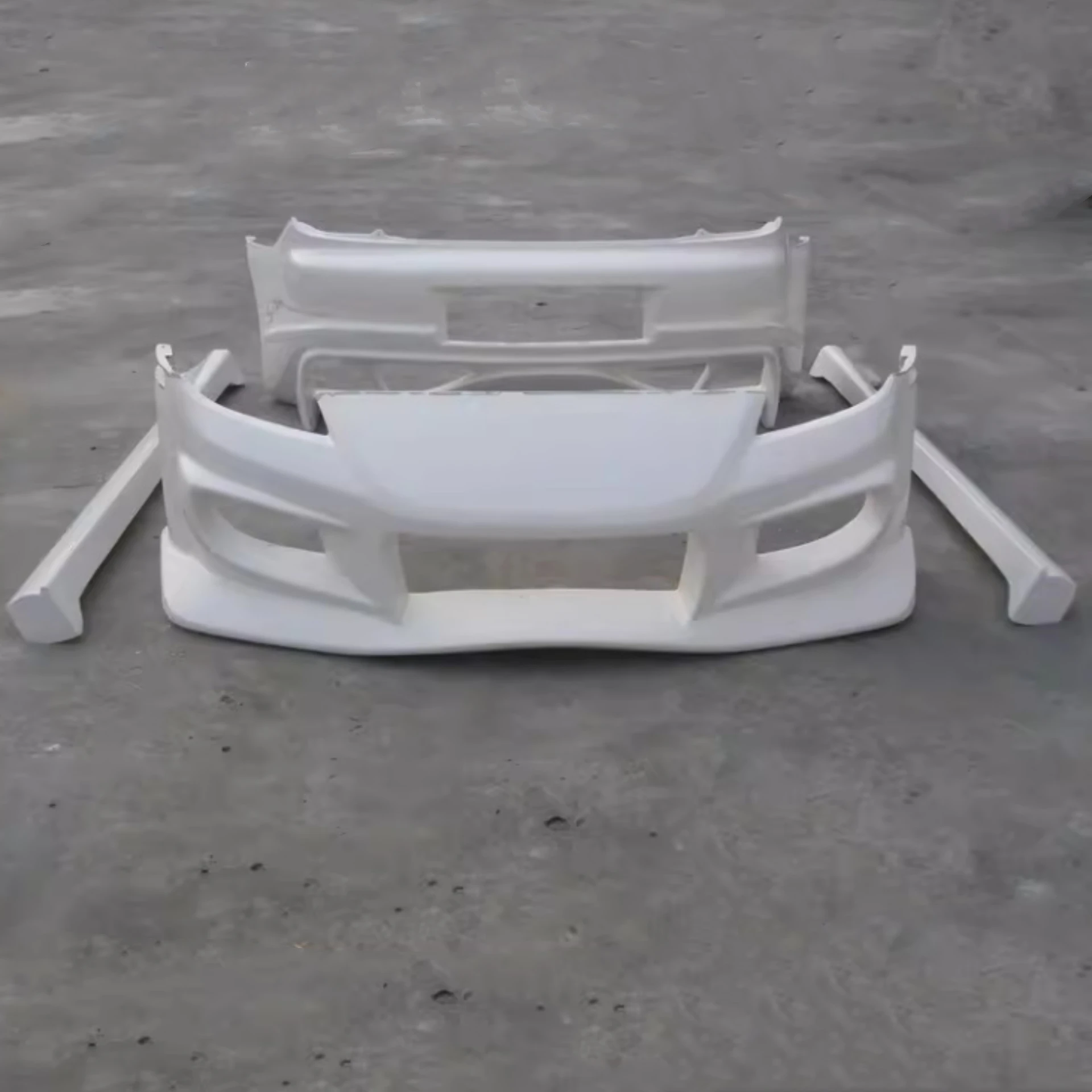 Unpainted Front Rear Bumper Side Skirt for Mazda RX8 Modified Surround Body Kit Car Accessories