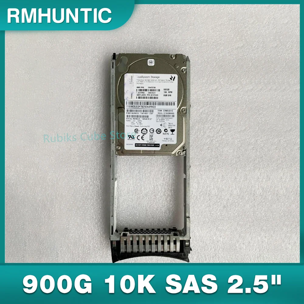 

For IBM Hard Disk 00Y5721 00Y2505 00Y2431 V3500 V3700 900G 10K SAS 2.5"