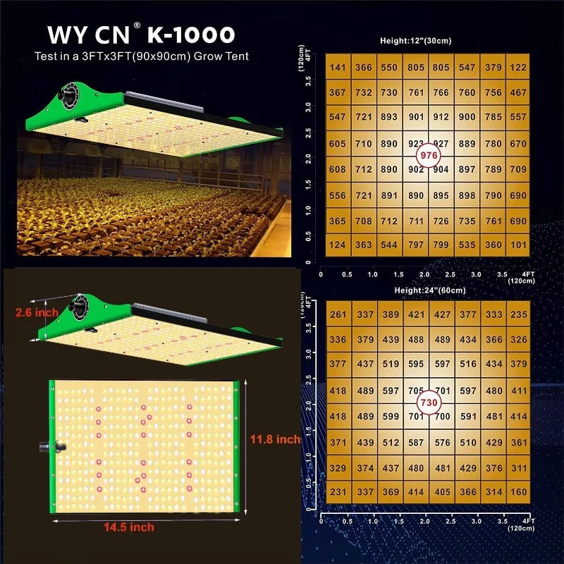 Pflanzenlicht LED Quantenbrett Pflanzenfülllicht