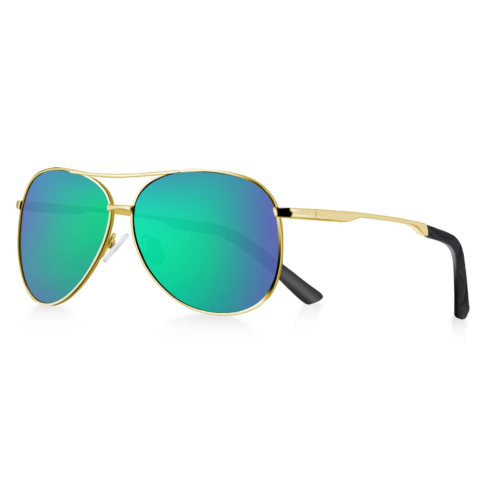 CRIXALIS Modische Piloten-Polarisierte Sonnenbrille für Damen Blendschutz Outdoor-Sport Fahrsonnenbrille für Herren Verspiegelte Anglerbrille UV400-Schutz – Detail 11