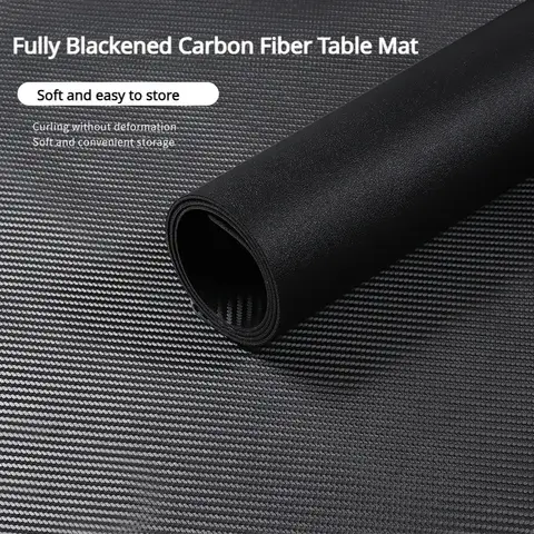 MiFuny Carbon Fiber Keyboard Mouse Pad Leather Large Desk Mat Custom Computer Mousepad Waterproof Office Gaming Keyboard Pads