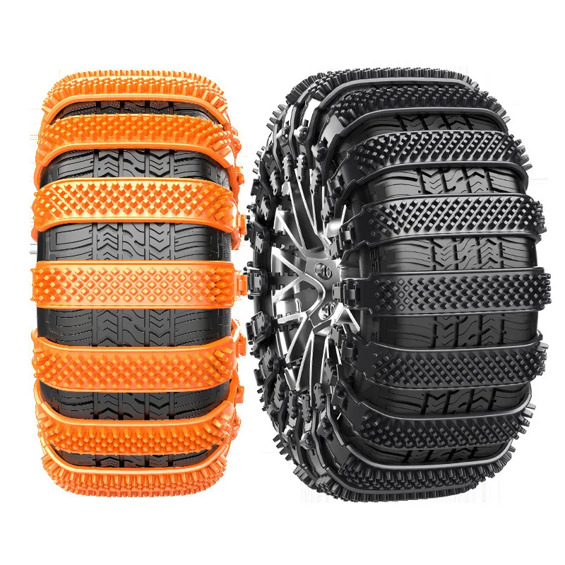 Winter Car Snow Chain Antiskid Outdoor Snow Car Motorcycle Tire Emergency Anti-Skid Tyre Chains Auto Accessories