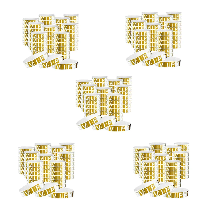 

2500 Pcs VIP Wristbands Lightweight Event Bracelets Personalized Party Wrist Bands Colored Waterproof Armband